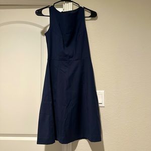 Gently worn H&M navy blue high neck dress. Size 4